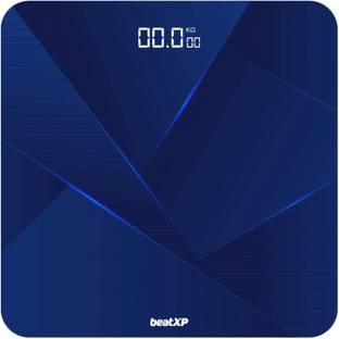 beatXP Gravity Prism Digital Weight Machine with Thick Tempered Glass & LCD Display Weighing Scale