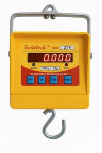 Goldtech Hanging Scale for Luggage Weighing Scale, Max: 100kg x Mini: 20g, With Charger Weighing Scale