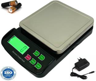 निवायो 10Kg Counter Kitchen Weight Machine with Stainless Steel-Top for Shop, Home वेइंग स्केल