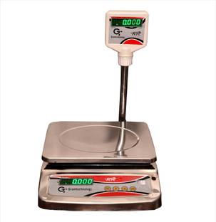 GRAMTECHNOLOGY GT Scale Capacity 50kg Steel Pole Weight Machine for Shop Table Top Digital Weighing Scale