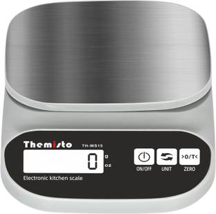 tHemiStO TH-WS15 Stainless Steel (10kg) Kitchen Weighing Scale