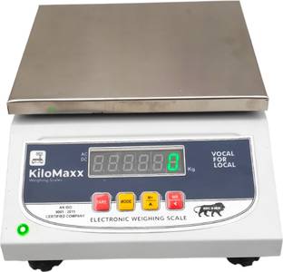 KiloMaxx KM-90,30Kg with EcoSense Technology Pole Display for All Kirana & Vegetable shop Weighing Scale