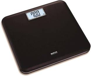 MEDITIVE Digital Human Weighing Scale, High Quality Leather Look Fiber Body, Capacity 180 Kg with Accuracy of 100 Grams Weighing Scale