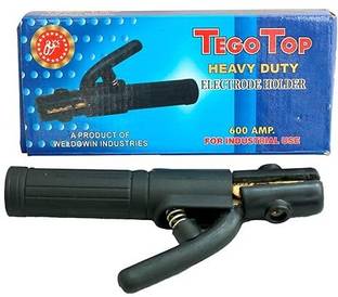 TechnoParts HEAVY DUTY ELECTRODE HOLDER | ARC WELDING HOLDER 200 AMPS BLACK Inverter Welding Machine
