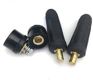 Alaska 10-25 ( SMALL SIZE )PIN SIZE 9.MM MALE FEMAL CONNECTOR USE IN ALL KINDS OF Inverter Welding Machine