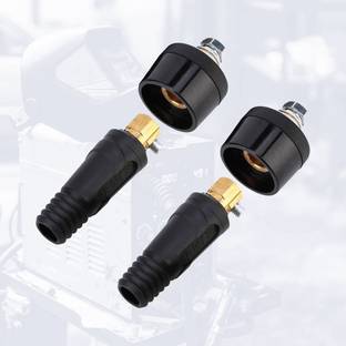 Hillgrove HGACC41M1 Plug Adapter for Welding Machine Fitting Cable Connector (Male&Female) Inverter Welding Machine