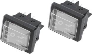 Mass Pro 40AMP 2Pcs ON Off Waterproof Rocker 4 Pin Switch 40A Boat Switch With Cover Inverter Welding Machine
