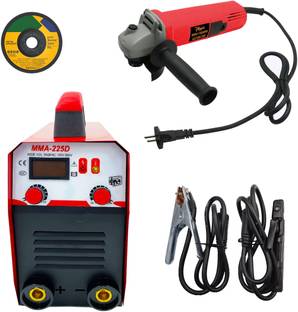 Hillgrove WMHC1214M1 225Amp Welding Machine With 100MM Wheel Diameter Angle Grinder Inverter Welding Machine