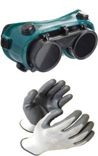 NEXGEN Goggles flip-up filter protective Eyewear with white and folding black glass Welding Rod
