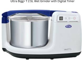 ULTRA Bigg+ T 2.5L Table Top with Digital Timer Wet Grinder