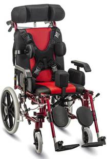 KosmoCare Recliner Junior Reclining Foldable Wheelchair For Cerebral Palsy Children Manual Wheelchair