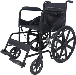 TR Foldable Wheelchair with Adjustable Seat Belt Manual Wheelchair