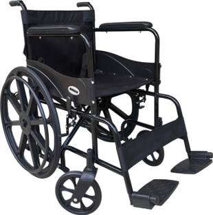 markon Powder Coated Mag Foldable Manual Wheelchair