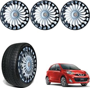 WolkomHome Car Accessories Wheel cap, Hub Cap 14 Inch Wheel Cover Sigma Black Silver SDR116 Wheel Cover For Nissan Micra 1.5L