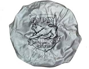 GOYAL MOTORS MARUTI GYPSY STEPNEY COVER | F 78-15 TYRE SIZE FITTING ONLY | SILVER COLOUR Wheel Cover For Maruti Gypsy