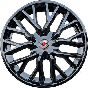 CuboDePlato Delta Black 14Inch Wheel Cover For Universal For Car Swift, Swift Dzire, Grand i10, Grand I10 Nios Era 1.2 Kappa VTVT, Aura S CNG