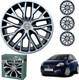 WolkomHome Car accessories Wheel cap, Hub Cap Delta Silver Black 14 Inch Wheel Cover For Fiat Grand Punto