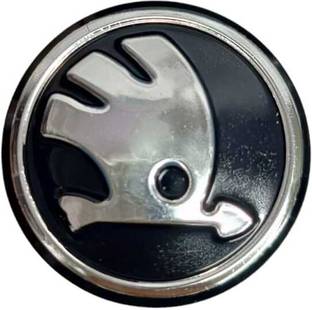 ऑटो-एक्स Car Alloy Wheel Cap Wheel Hub Caps Centre Cover Wheel Cover Octavia, Rapid, Superb, Kodiaq 2.0 TDI Style, Yeti