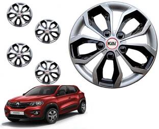 Kunj Autotech 14 Inch Wheel Cover Double Color Kwid Wheel Cover For Renault Kwid
