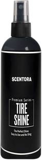 SCENTORA Tire Shine Spray | High Gloss & Satin Finish | Non-Greasy, UV Protection 100 ml Wheel Tire Cleaner