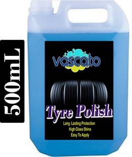 Vascato Tyre Polish Black Shine Finish_MPSPS_13 500 ml Wheel Tire Cleaner