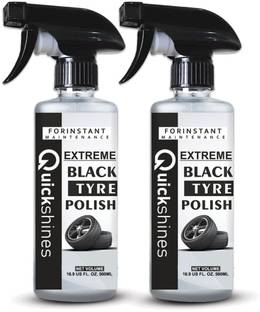 Quickshines Car Tyre Polish Restores Glossy Black Finish | Long-Lasting Shine & Protection 500 ml Wheel Tire Cleaner