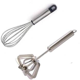 AKsells whisk combo | blender | egg whisk | pack of 2 Steel Coil Whisk