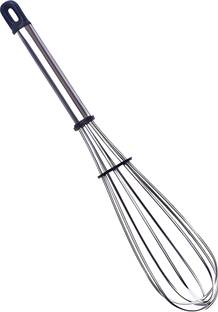 Oblivion Kitchen Stainless Steel Hand Whisk (Silver) Stainless Steel Cage Whisk