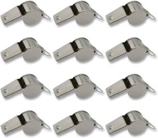 TIMA Metal Whistle Referee Football Whistle (Pack 12) Pea Whistle