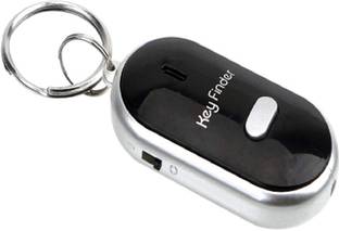 ZeroLuxury Mini Keychain LED Whistle Key Finder Flashing Sound Beeping Remote Tin Whistle