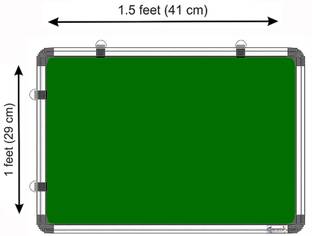 SunShinesystem Non Magnetic 1x1.5 Feet Double-Sided Writing Whiteboard & Chalkboard 234 Whiteboards