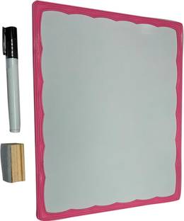Omkara White Board Slate with Marker and Duster White board