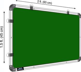 Preha Reversible 1.5X2 Ft., Double Sided White Board and Chalk Board, Pack Of 1 Whiteboards