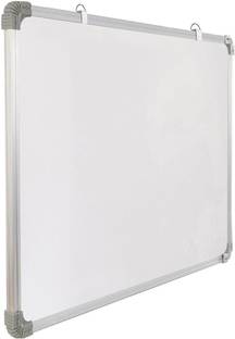 Lapmar Non Magnetic 1.5x2 Feet Whiteboard | Green Chalk Board Surface Marker & Reverse Chalk Board | Glossy Surface |Robust Aluminum Frame|(45x60 cms) Whiteboards and Duster Combos