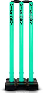 VICTORY Wickets Cricket Stumps Plastic Stump Stand Wicket ,Easy-to-Set-Up for Quick Play