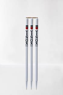 vinox FitIndia 3 Wooden Stumps & 2 Bails (2 Wicket Set) CRICKET WOODEN STUMPS SET01