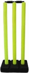 MINESFIT Good Quality Plastic Stumps - 3 Wickets + 2 Bails (Best for GULLY CRICKET)