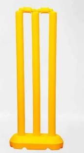 Monika Sports Cricket Wicket Set 3 Stumps+2 Bails+1 Stand Set / Cricket Ground, Match