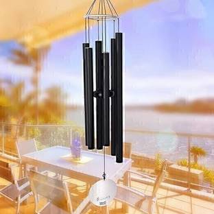 Nature's Melody Large Wind Chime for Outside Deep Tone with Low Bass, Sympathy Aluminium Windchime