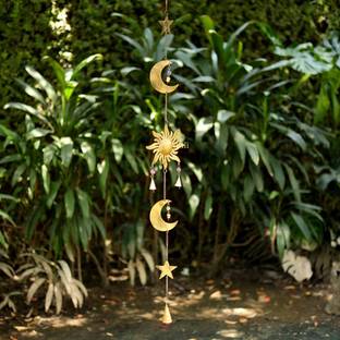 DULI Metal OM Windchime Wall Hanging, Feng shui, Home Decor, Diwali & Festive Decor