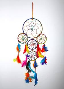 BLAKITO MultiColour Design Dream Catcher Feather Dream Catcher