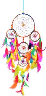 FASTDAP Dream Cacher Wall Hanging Handmade Wall Art for Bedrooms,office,Balcony,Outdoors,Garden,Home Wall Hanging Design Feather Dream Catcher