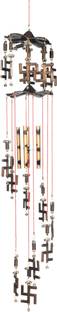 Lucky N Awesome Swastik Wind Chimes Sound for Home Décor,Wall Hanging,Gift,Soundbells Aluminium Windchime
