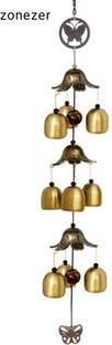 zonezer metal long Wind Chime Metal Hanging Bells Tubes Home Decor for Positive Steel Brass Windchime