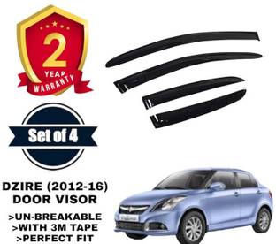 VIZOLT For Non-convertibles Front Wind Deflector