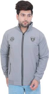 E-MAX Solid Men Wind Cheater