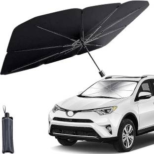 BAZKU Car Sun Shade Windshield Cover Umbrella Front Window Heat Protection Full Cover Umbrella