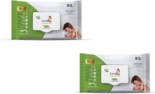 Firsthug Super Soft Cleansing Wet Baby Wipes With Lid Pack|Aloe Vera Extract |Combo Pack