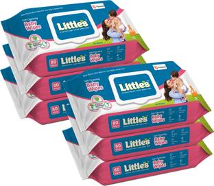 Little's Soft Cleansing Baby Wipes with Aloe Vera, Jojoba Oil and Vitamin E