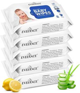 EVELANCE Baby Wipes Without Lid Pack Of 5